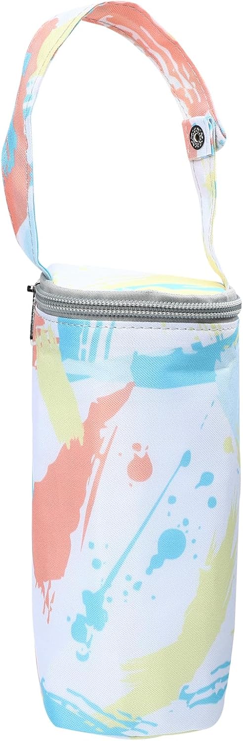 Kisangel Insulated Baby Bottle Pouch Bottle Thermal Bag Breastmilk Carrier Bag Water Strap Insulated Cooler s for Baby Tote