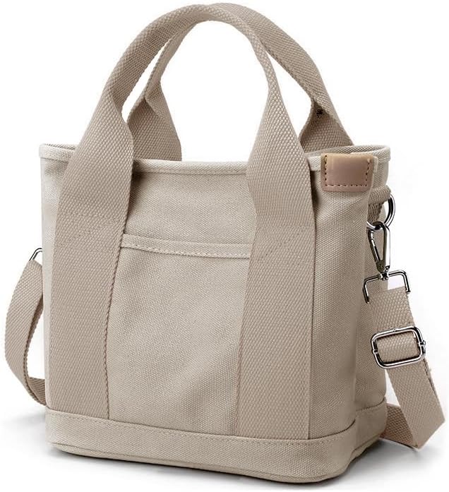 Small Tote Bag with Zipper Tote Bag for Women Canvas Crossbody Bag Shoulder Bag Satchel Hobo Bag Messenger Bag 2025
