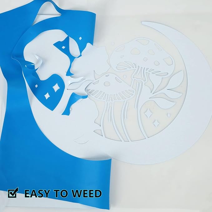 FUNKAKA Glow in The Dark Heat Transfer Vinyl Roll, Glow in The Dark HTV Vinyl
