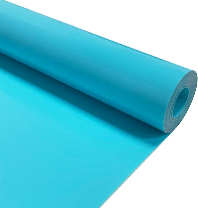 Light Blue Heat Transfer Vinyl HTV Roll 12" x 15ft. | Easy to Cut, Weed &