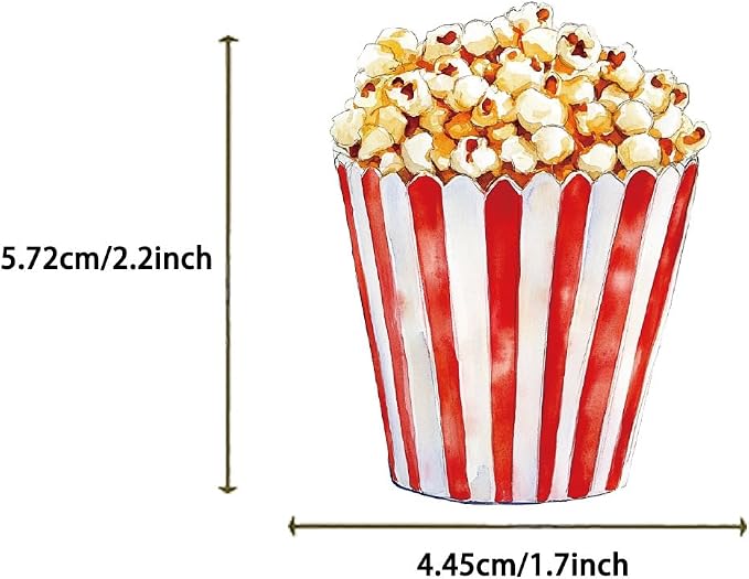50 PCS Vintage Movie Stickers for Scrapbooking Journaling Junk Journal
