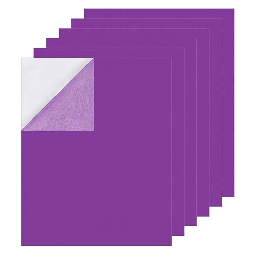 6PCS Large Self Adhesive Felt Sheet, 13.4"x10.8", 2mm Thick Stiff Felt Fabric