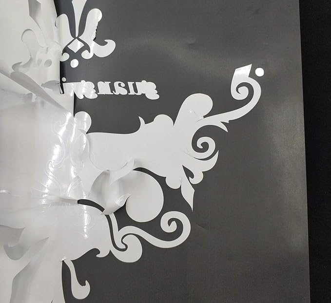 guangyintong Heat Transfer Vinyl White HTV Rolls, Matte Surface