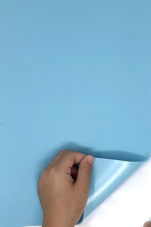 Allgala 20 Pack Self-Adhesive EVA Foam Paper 8x12 Inch Sheets-Light Blue-CF85414