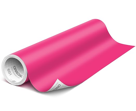 ORACAL 651 Matte Pink Vinyl Durable Roll Easy to Weed Permanent Adhesive Craft
