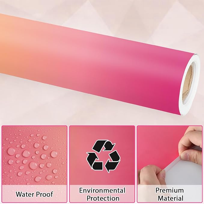 Pink and Orange Color Wash Bulletin Board Paper Roll Bulletin Board Background