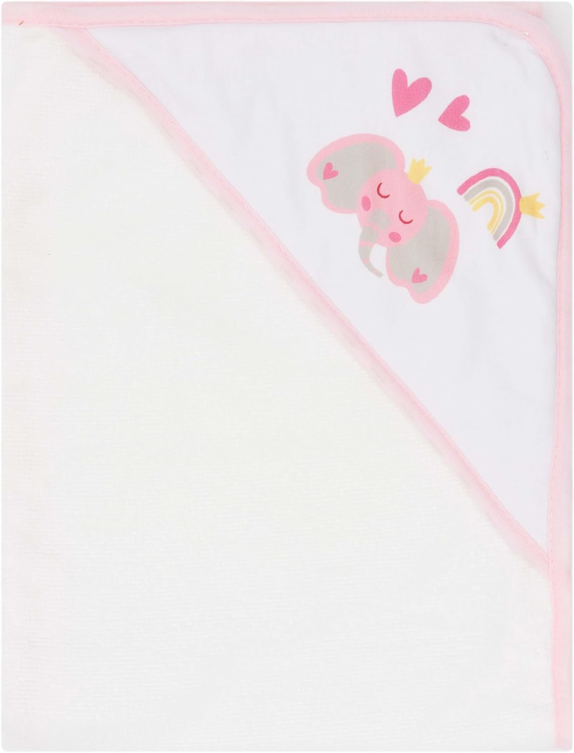 Hooded Baby Towels 3-Pack – Soft Baby Bath Towels with Hood for Newborns & Toddlers, Baby Hooded Towel Set, 30" x 26" (Sweet Elephant)