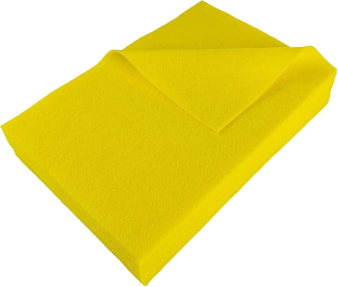 Jtnohx Color Felt, Soft Felt Sheets, 1.4mm Thick 8"x12" Handicraft Felt Fabrics