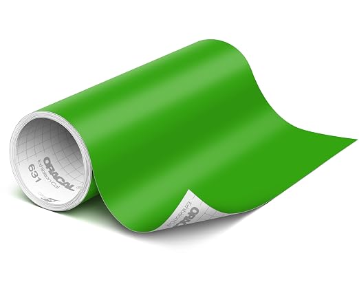 ORACAL 631 Matte Yellow Green Vinyl Durable Roll Easy to Weed Permanent