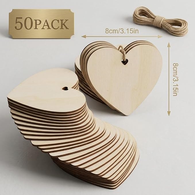 Unfinished Wooden Ornaments