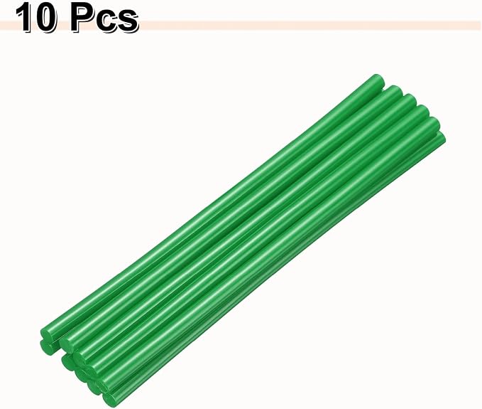 HARFINGTON 10pcs Hot Glue Sticks 0.28" Dia x 7.87" Long EVA Mini Hot Melt