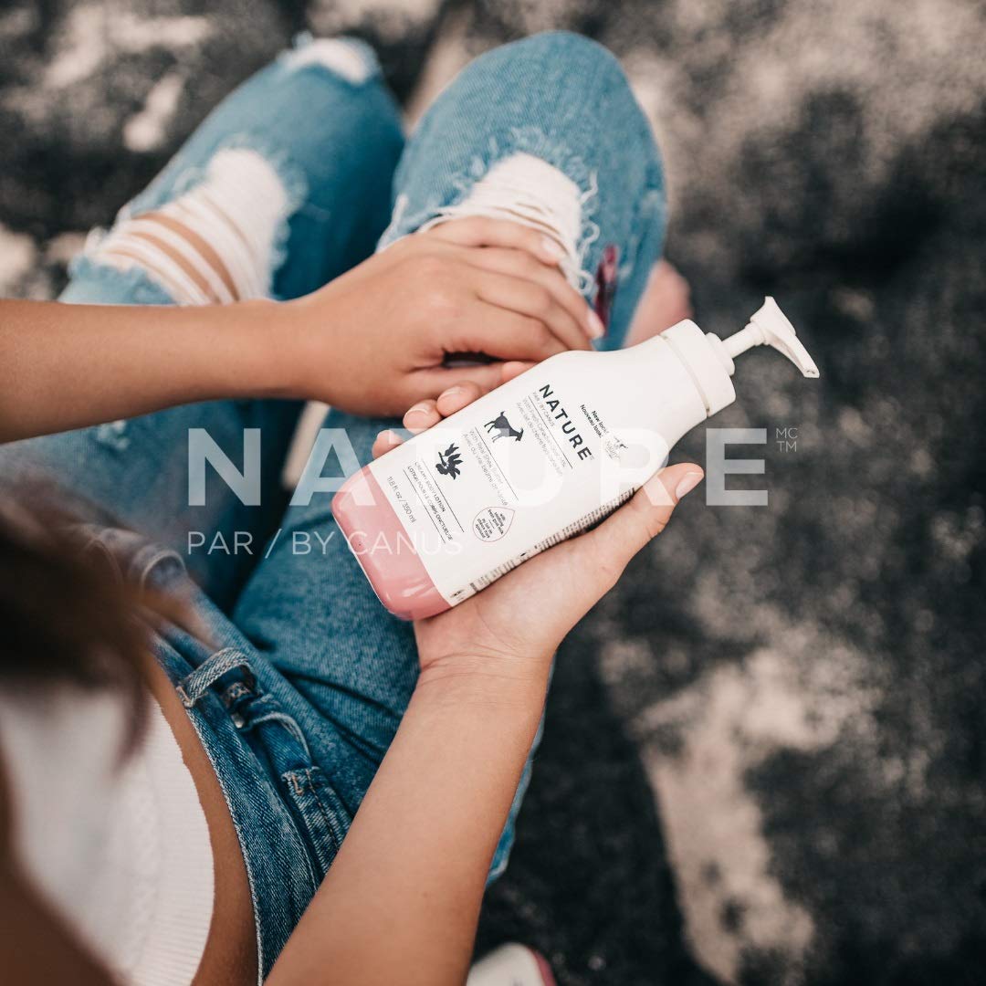 Nature by Canus Creamy Body Lotion, Shea Butter, 11.8 Oz, With Smoothing Fresh Canadian Goat Milk, Vitamin A, B3, Potassium, Zinc, and Selenium