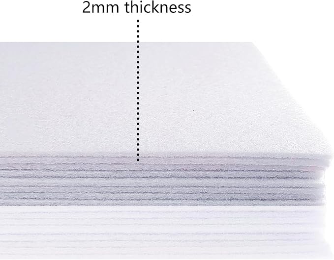 Jtnohx Stiff Felt, 2mm Thick Felt Sheets