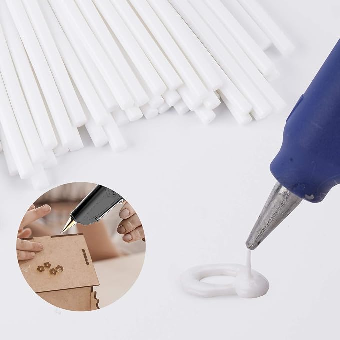 ENPOINT White Hot Glue Sticks Mini, Home General Repair, Holiday Gift Crafts