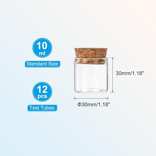 PATIKIL 10ml Test Tubes