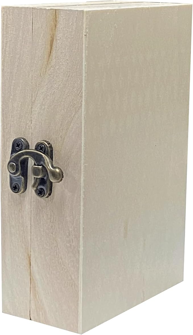 Cregugua 8 Pack 6 X 4 X 2 Inch Unfinished Wooden Box