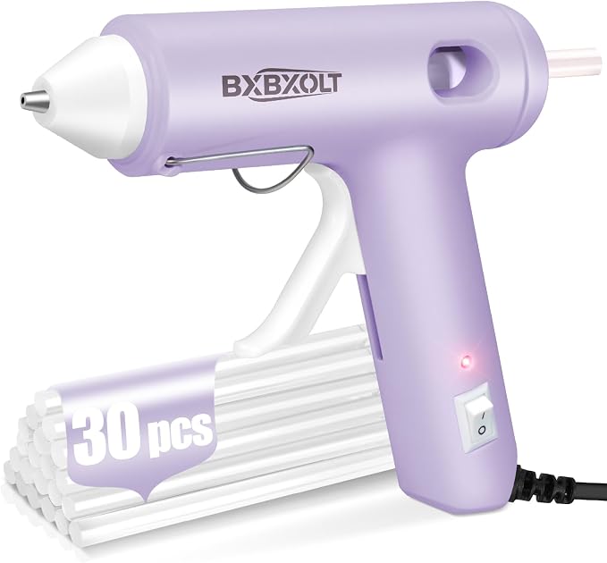 30W Dripless Hot Glue Gun Kit, Fast Heat Nozzle