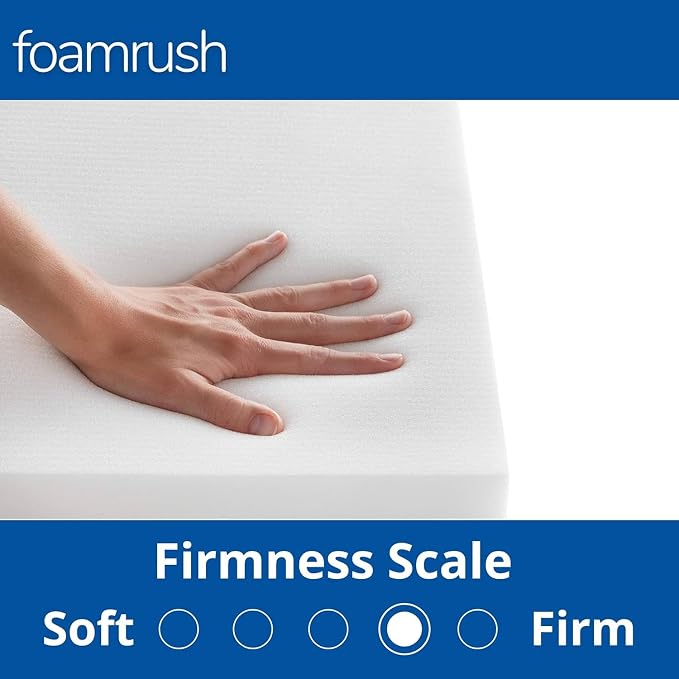 FoamRush 9" x 36" x 36" Premium Quality Upholstery Foam Cushion High Density