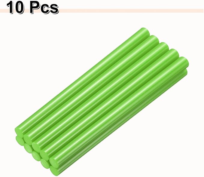 HARFINGTON 10pcs Hot Glue Sticks 0.43" Dia x 7.87" Long EVA Mini Hot Melt