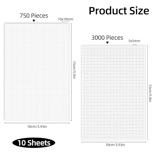 3750Pcs Double-Sided Adhesive Pads, 10 Sheets Foam Dots Adhesive Foam Square