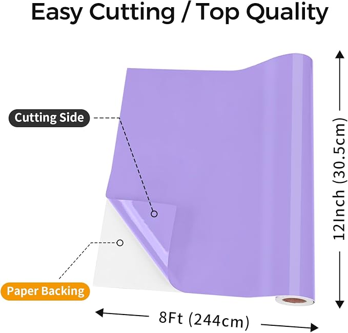 IModeur Glossy Purple Permanent Vinyl