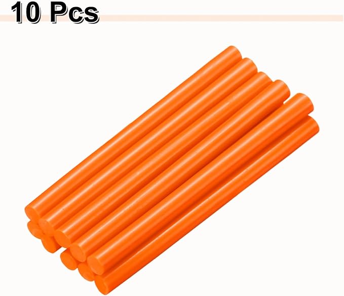 HARFINGTON 10pcs Hot Glue Sticks 0.28" Dia x 3.94" Long EVA Mini Hot Melt