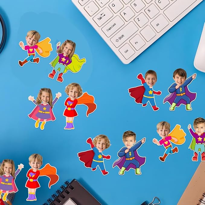 48 Super Themed Cutouts Bulletin Board Decorations Hero Theme Paper Cut Outs