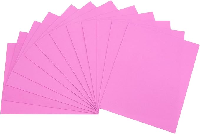 uxcell Dark Pink EVA Foam Sheets 11 x 8 inch 1.7mm Thickness