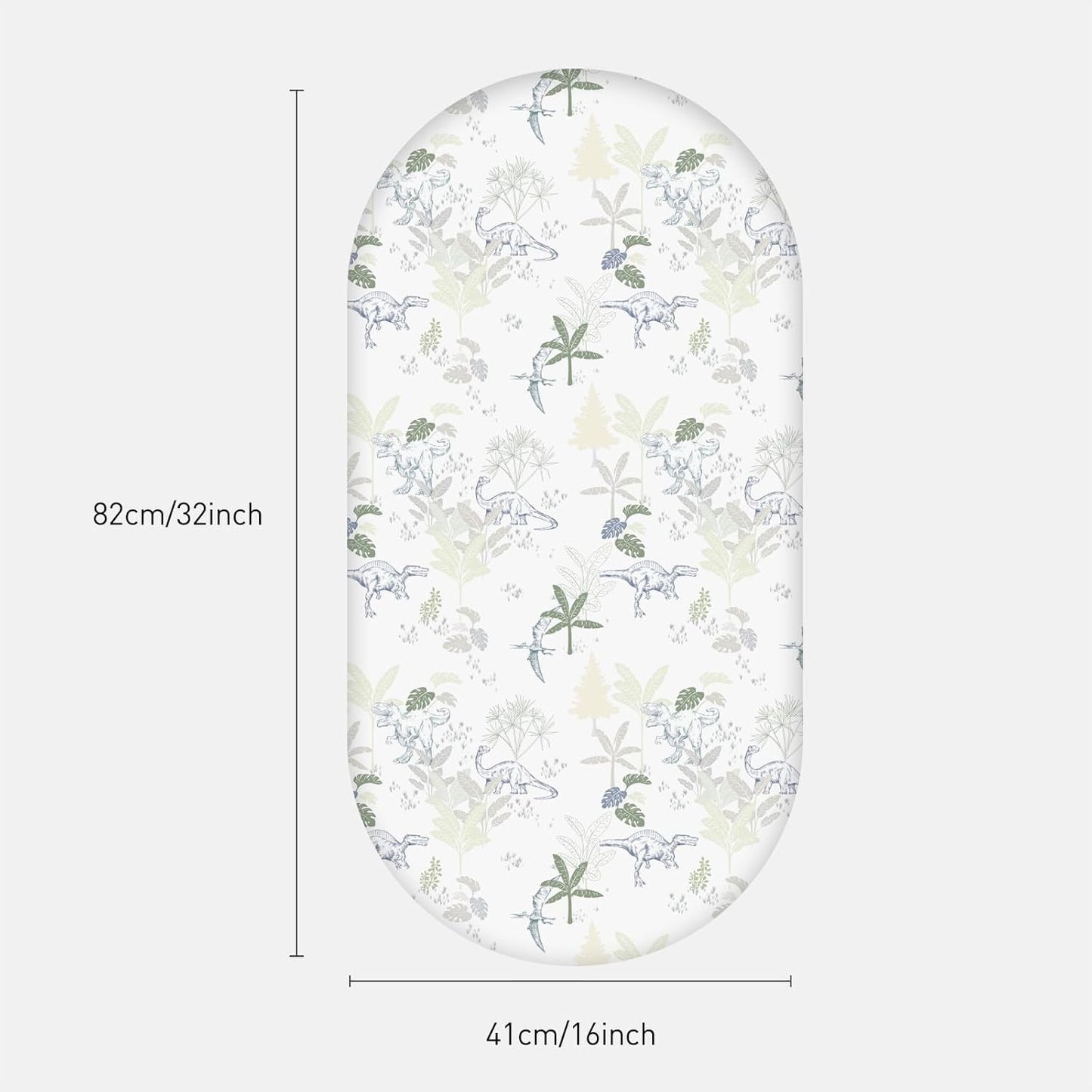 Bassinet Sheets, Bassinet Sheets for Baby Boy and Girl, Bassinet Sheet Neutral, Fit for Rectangle, Round, Oval, Hourglass Mattress, Flexible for Different Bassinet Pad/Mattress 4 Pack