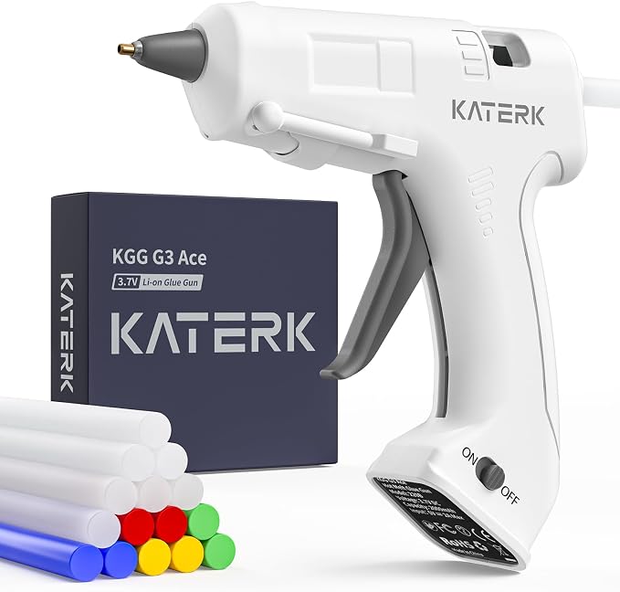 Katerk 3.7V Cordless Hot Glue Gun Kit
