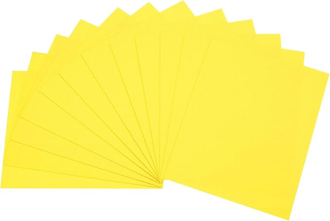 uxcell Light Yellow EVA Foam Sheets 11 x 8 inch 1.7mm Thickness
