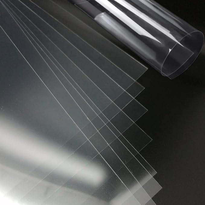 BANLTRE 10 Pack 12" x 24" 6mil/0.15mm Thick Clear Blank Stencil Sheet