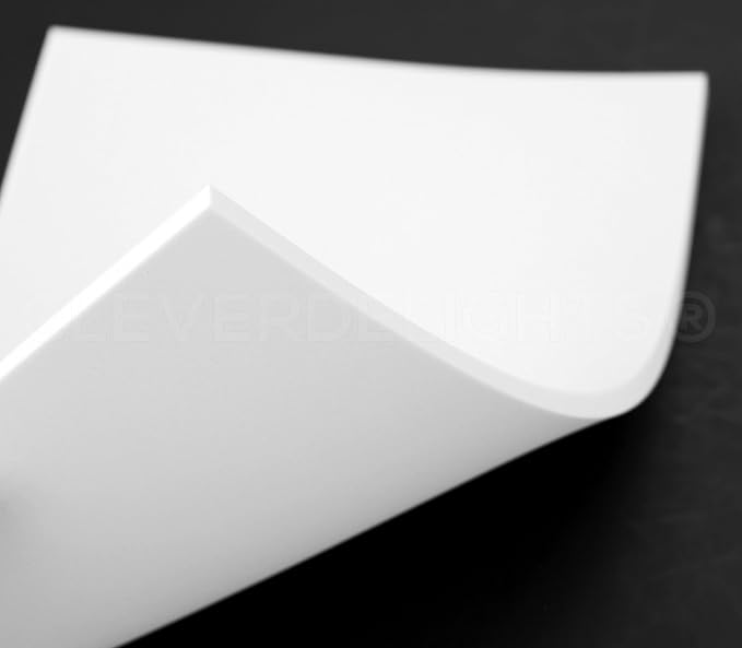 CleverDelights 8 x 12 Inch White Foam Sheets