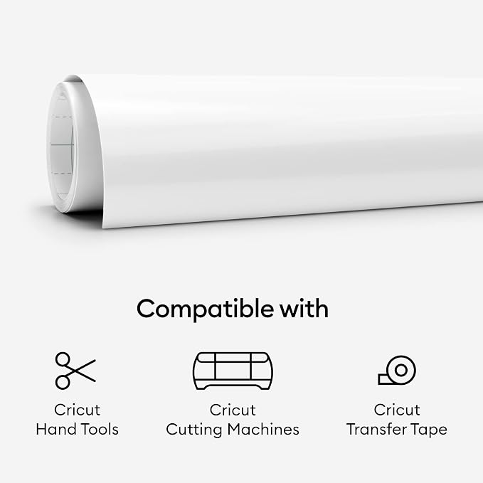 Cricut Premium Permanent Vinyl, 12ft