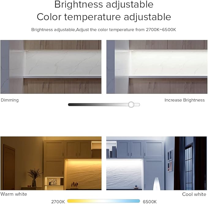 BTF-LIGHTING C02W CCT PWM (+ CW WW) 3PIN Color Temperature LED Strip Dual White 2.4GHz Tuya WiFi Group Controller Alexa Google Home Compatible with WR02RF RC02RFB Remote