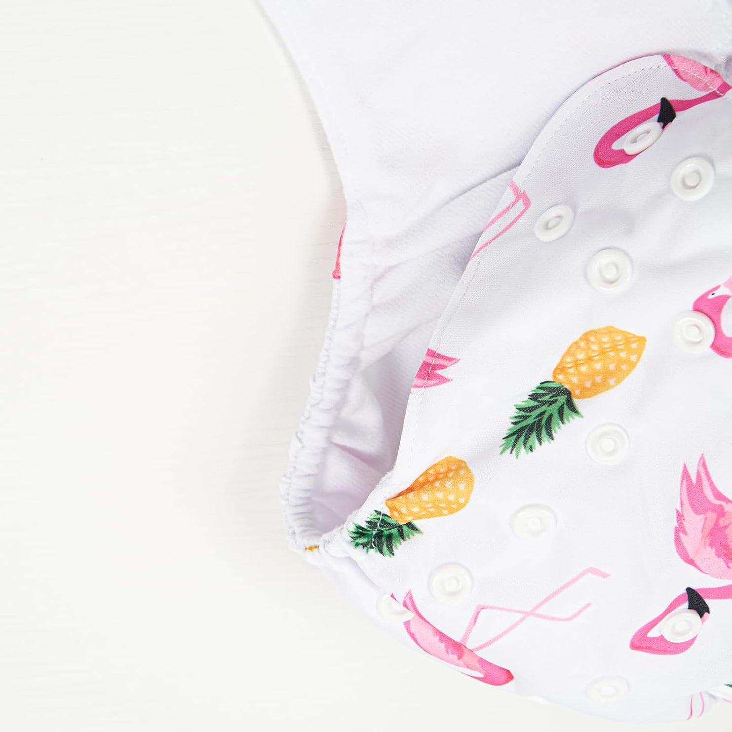HappyFlute 9 Sets Newborn Baby Cloth Pocket Diapers Adjustable Reusable for Baby Boys and Girls(6-33 pounds,0-3 Years),One Wet Bag+4Diapers and 4Inserts (AD08)
