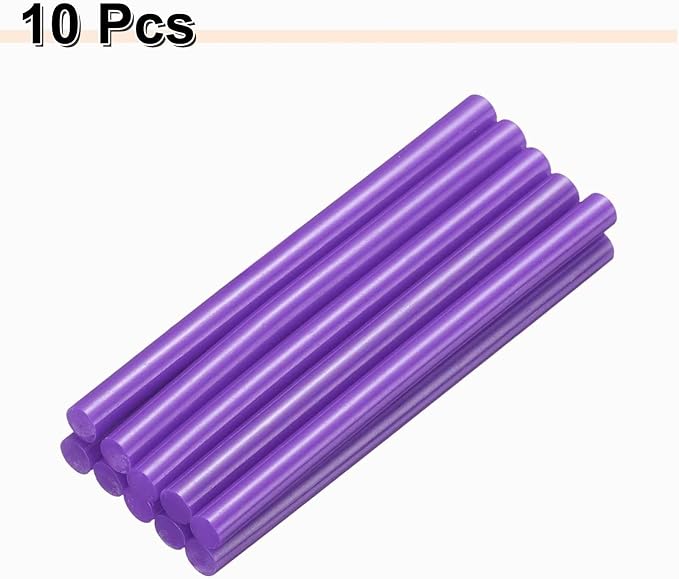 HARFINGTON 10pcs Hot Glue Sticks 0.28" Dia x 3.94" Long EVA Mini Hot Melt