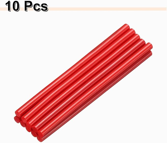 HARFINGTON 10pcs Hot Glue Sticks 0.28" Dia x 5.91" Long EVA Mini Hot Melt