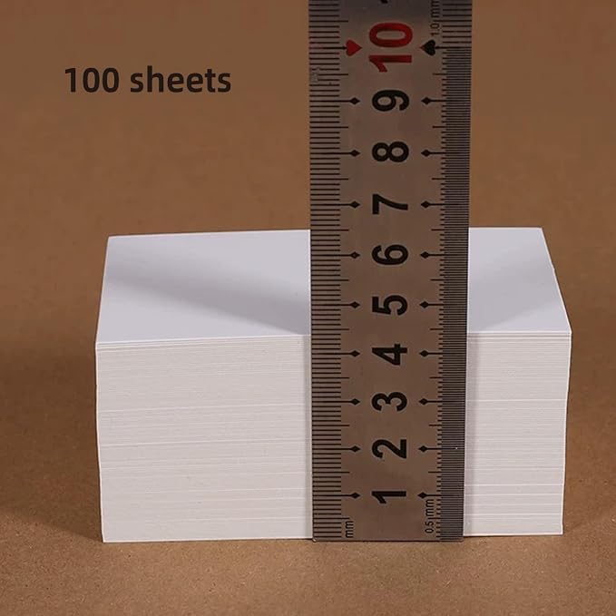 100 Sheets White Cardstock Thick Paper