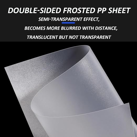 0.4mm Frosted Translucent PP Sheets, Flexible PVC Board