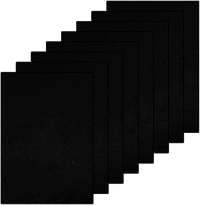 Luomorgo 8 Pcs 8 x 12 Inch Stiff Felt, 2mm Thick,