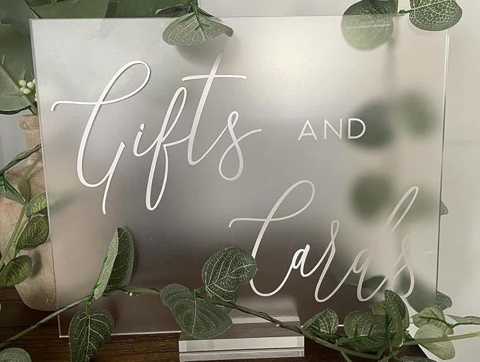 10 Pack 8x10 Inch Frosted Acrylic Signs Blank, DIY Blank Frosted Acrylic Sheet