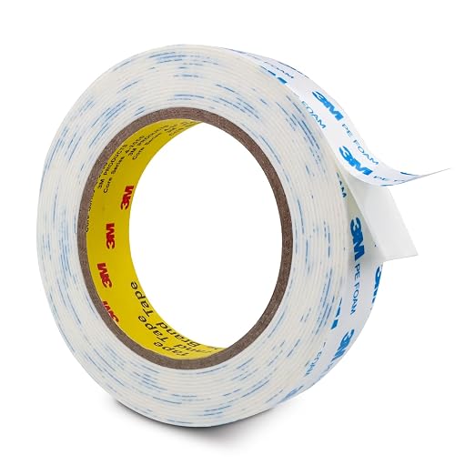 3M Double Sided Tape 1"×16.5Ft No Damage Double Sided Wall Tape | Heavy Duty PE