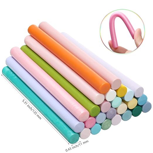 Nuanchu 26 Pieces Glue Gun Sealing Wax Sticks