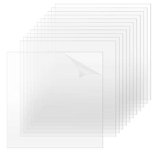 TKOnline 15 PCS Plexiglass Sheets, Invitations, Poster Frames Plastic Board