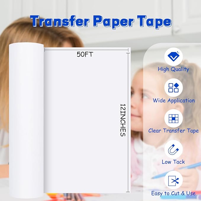TECKWRAP Clear Vinyl Transfer Paper Tape Roll