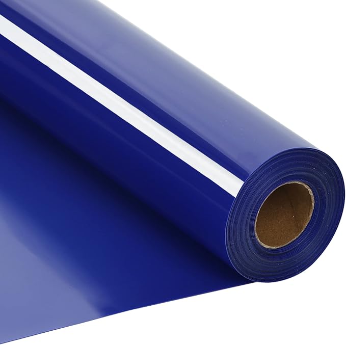 RENLITONG Sapphire Blue Iron on Vinyl 12Inch by 20ft Roll Heat Transfer Vinyl