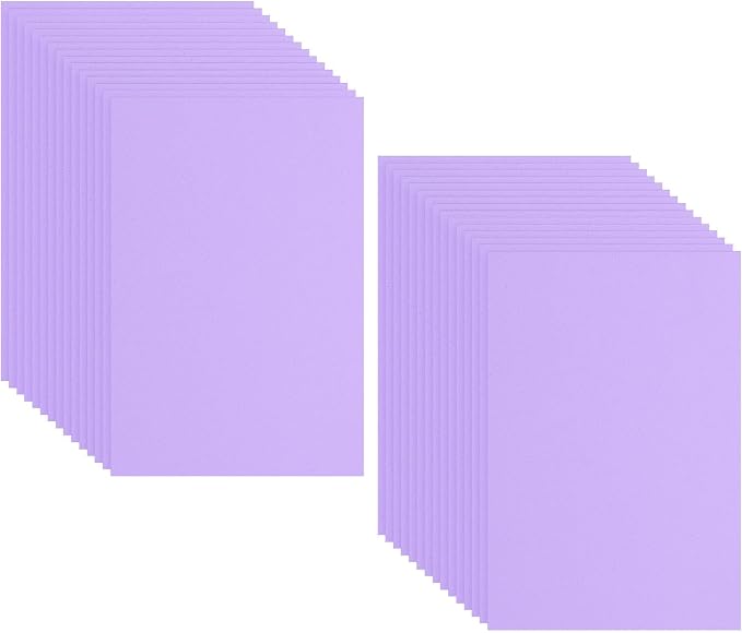 PATIKIL 30 Pack EVA Foam Sheets, Light Purple
