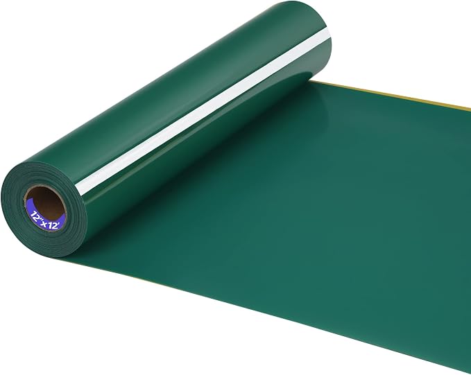 HTV Iron on Vinyl 12Inch by 12ft Roll HTV Heat Transfer Vinyl