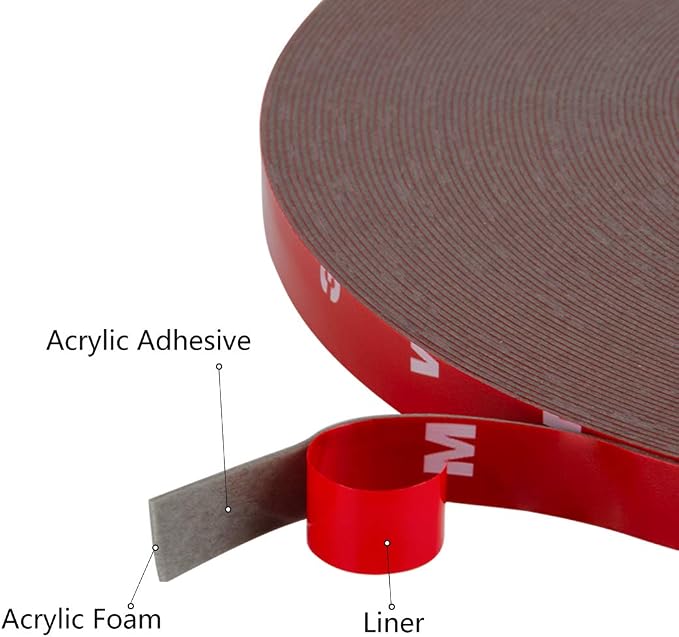 CloudBuyer 108 Ft Double Sided Mounting Tape Heavy Duty, Waterproof Foam